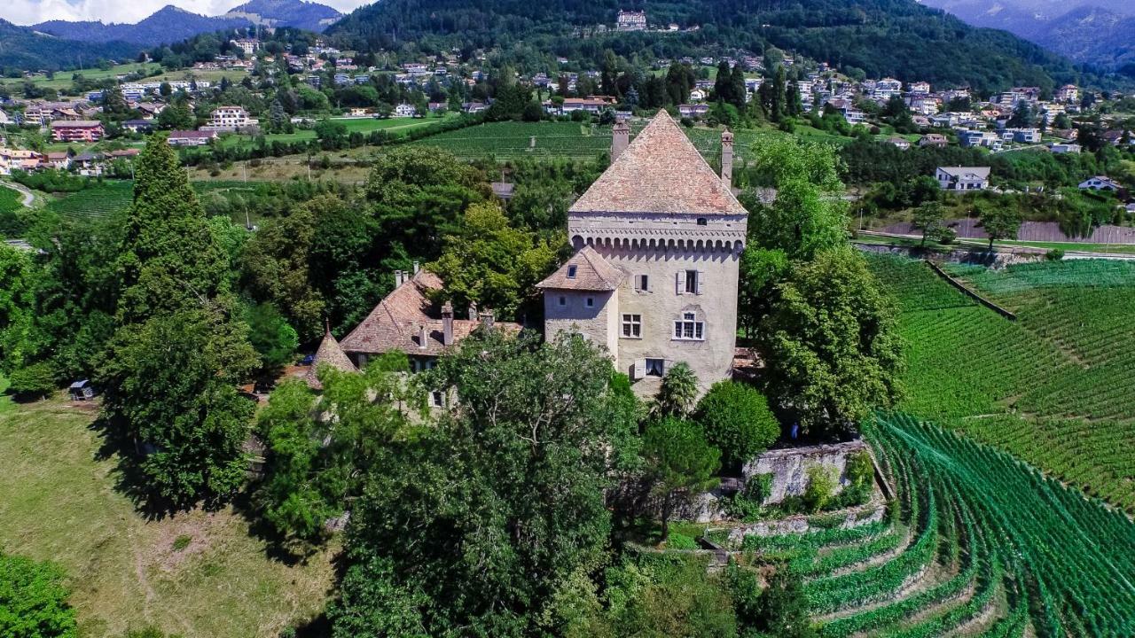 Chateau Du Chatelard Montreux Exterior foto