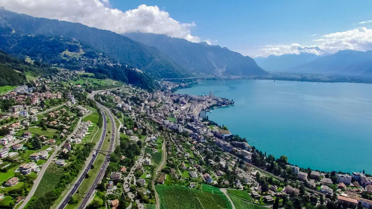 Chateau Du Chatelard Montreux Exterior foto