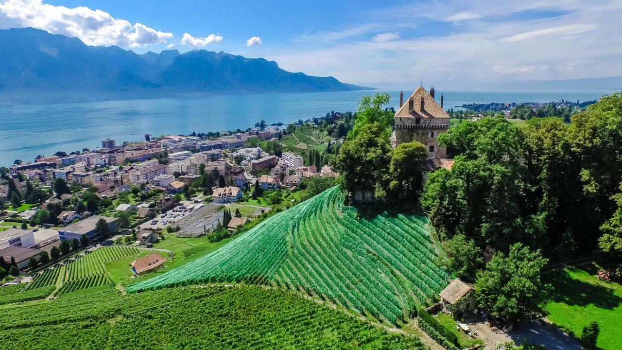 Chateau Du Chatelard Montreux Exterior foto